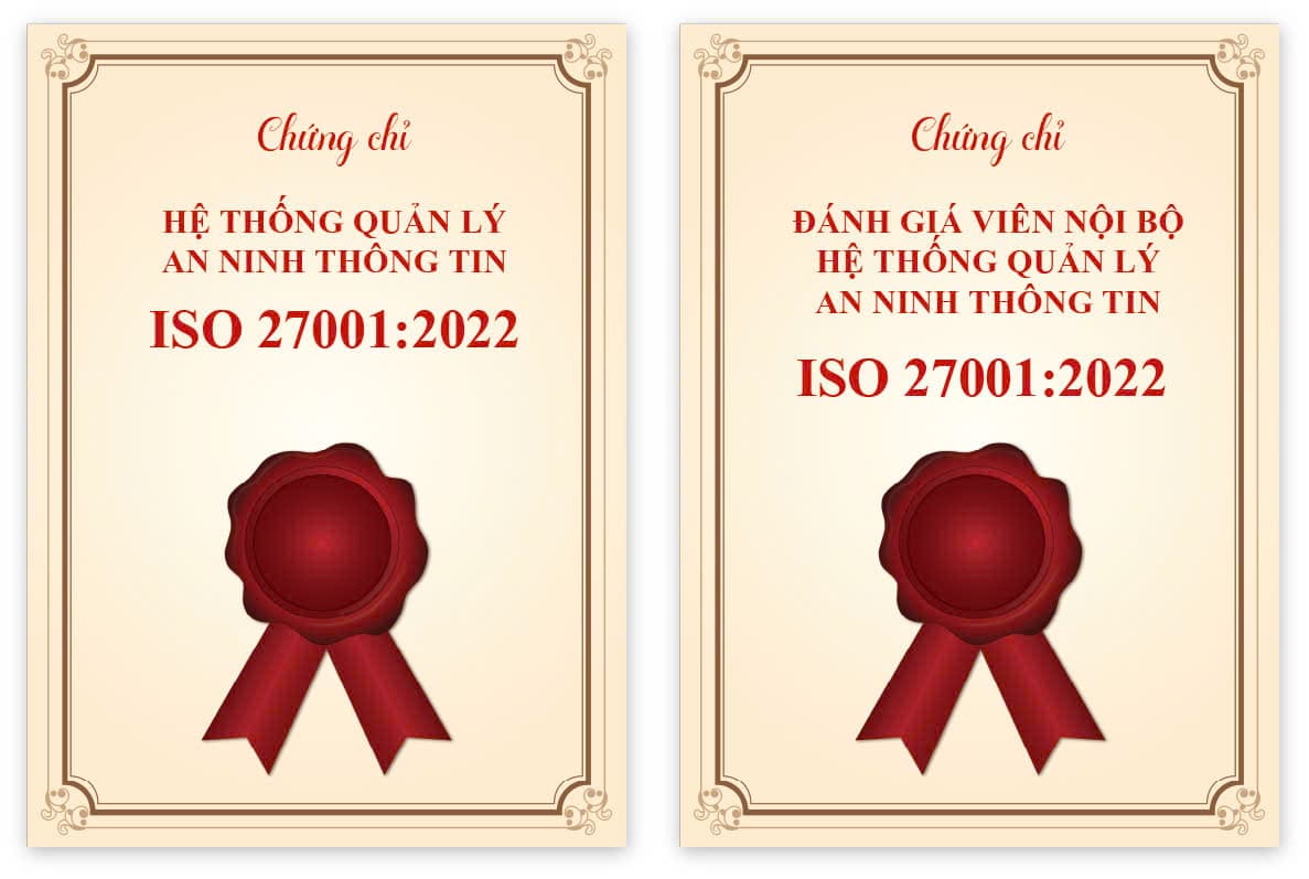 chứng chỉ iso 27001
