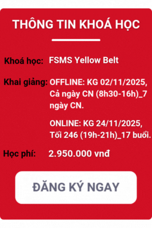 khóa học fsms yellow belt