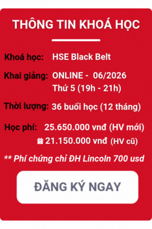 khóa học hse black belt