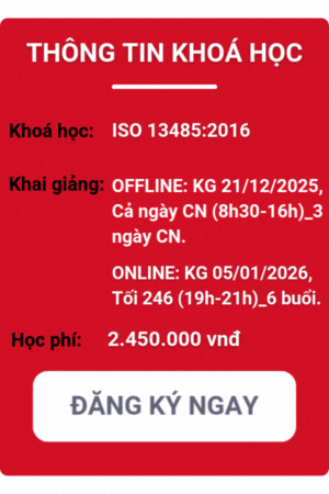 Khóa học iso 13485