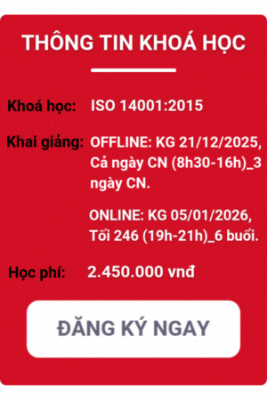 khóa học iso 14001