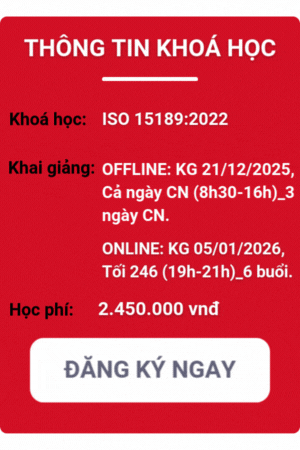 Khóa học iso 15189