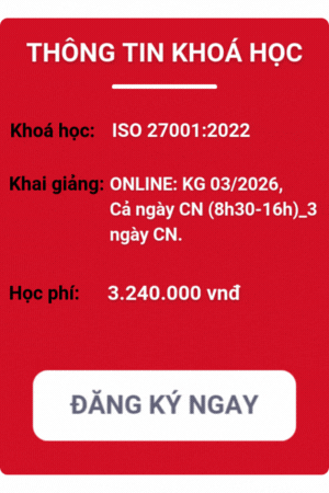 Khóa học iso 27001
