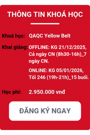 khóa học qaqc yellow belt