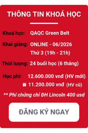 khóa học qaqc green belt