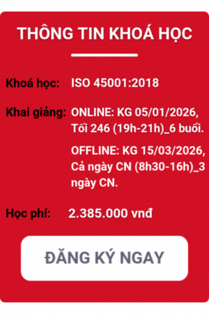 khóa học iso 45001