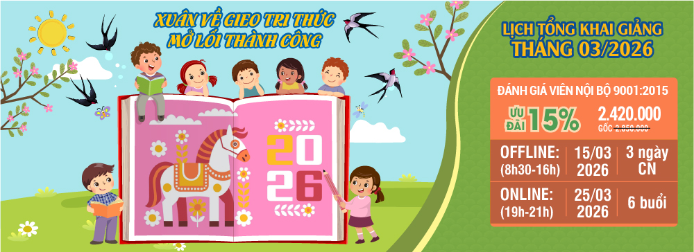 khóa học đánh giá viên nội bộ iso 9001