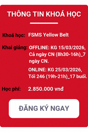 khóa học fsms yellow belt