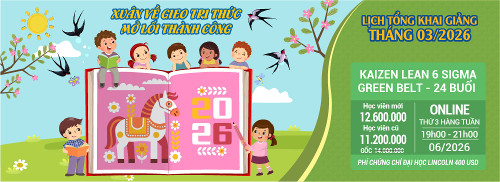 khóa học kaizen lean 6 sigma
