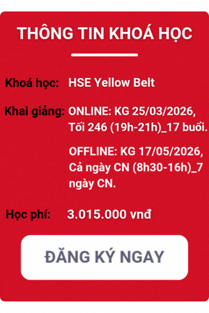 khóa học hse yellow belt