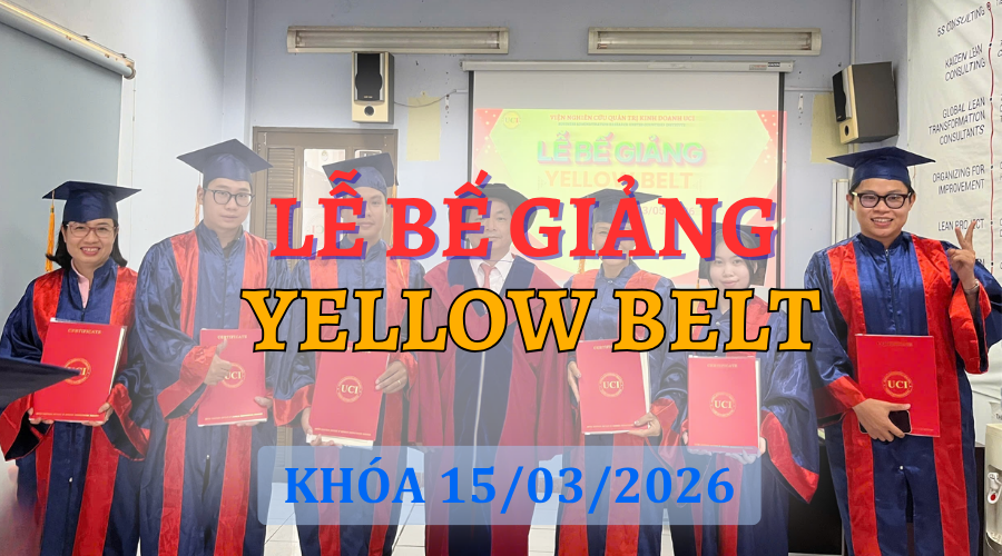 lễ bế giảng chuyên gia Yellow Belt