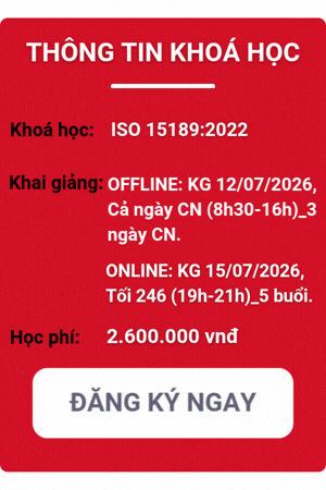 Khóa học iso 15189