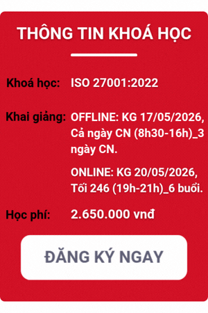 Khóa học iso 27001