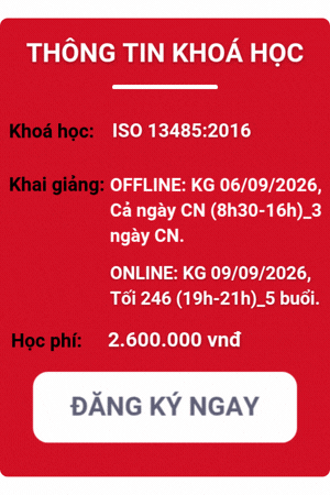 Khóa học iso 13485