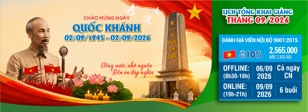 khóa học đánh giá viên nội bộ iso 9001