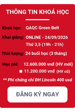 khóa học qaqc green belt