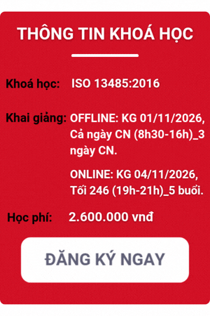 Khóa học iso 13485