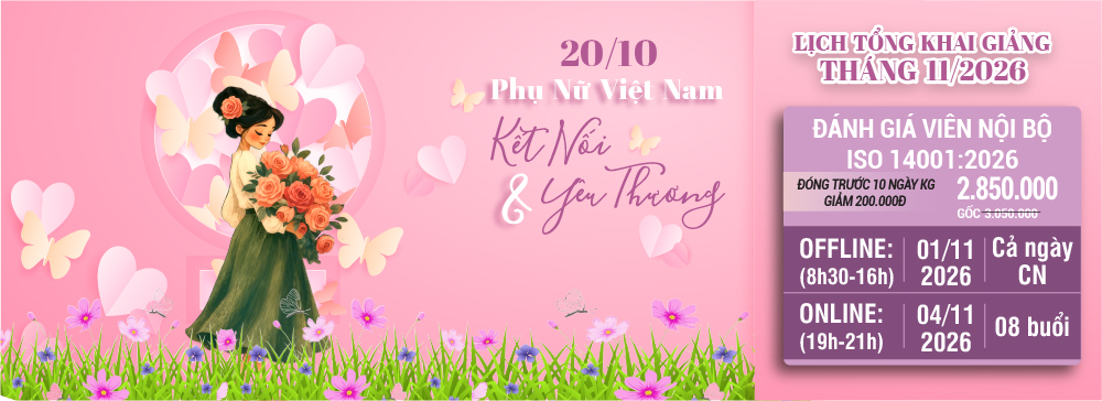 khóa học đánh giá viên nội bộ iso 14001:2015