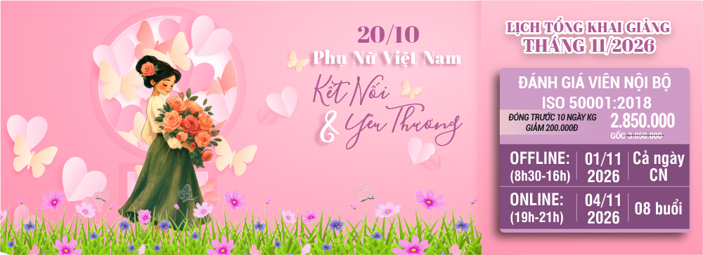 khóa học đánh giá viên nội bộ iso 50001:2018